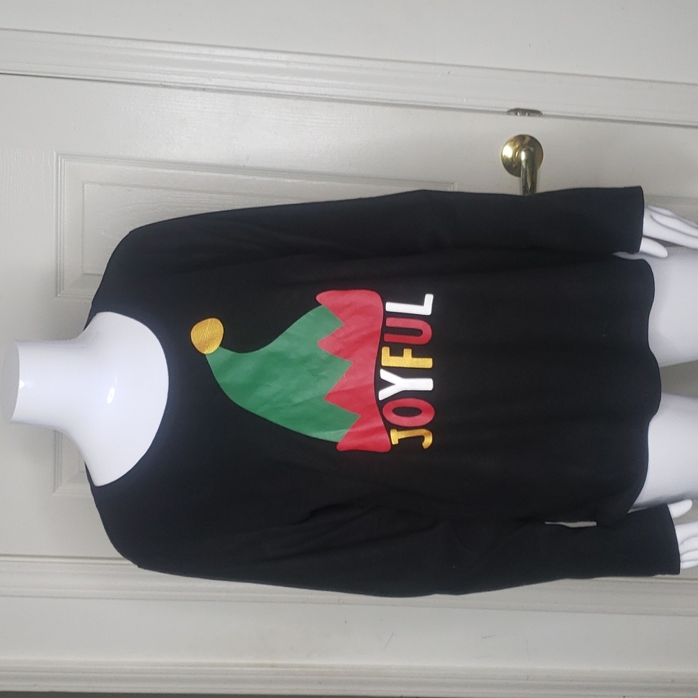 North Pole Joyful Holiday Sweatshirt Size Large
